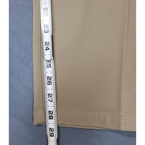 Mens Dockers Signature Khaki Pants Flat Front Size 38x29 Beige Classic Fit D3 - Picture 8 of 11